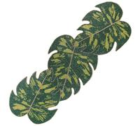 Floral Handmade Decorative Thanksgiving Christmas Beaded Table Runner - Perfect for Christmas Easter Fall Harvest Autumn Table Décor - Handmade by Skilled Artisans 13"x36" (Green) - ALPHA Living HOME