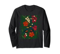 Floral Harmony Island Symphony Long Sleeve T-Shirt