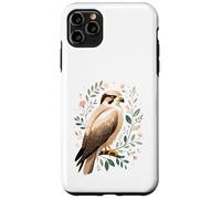 Floral Hawk Illustration with Soft Natural Elements Case for iPhone 11 Pro Max