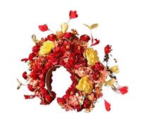 Floral Headband Women Girl Hair Accessories Headband Festival Big Flower Crown Wreath Decoration For The Hair Wedding Party Bride Headwear (Color16)