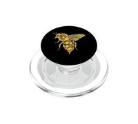 Floral Honeybee Botanical Insect Nature Design PopSockets PopGrip for MagSafe