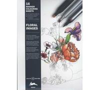Floral Images: Marker Colouring Sheets (Multilingual Edition)