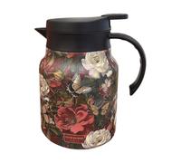Floral Infuser - 1000ml Tea Carafe | Carafe Teapot | Floral Pattern Insulated Thermal Teapot | Stainless Steel Tea Kettle | Insulated Liquid Pots, Coffee Infuser Kettle for Family, Friends, Home
