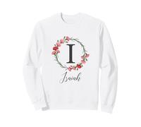 Floral Isaiah Name Flower Personalized Name Isaiah Sweatshirt