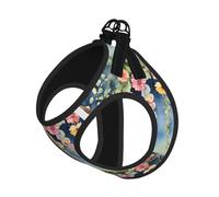 Floral Ivy Blossoms Tree Small Pet Harness Vest - Full Print Design, Adjustable and Reflective for Safety, Suitable for Small Cats and Dogs Pet leash vest