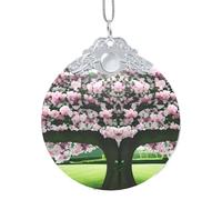 Floral Ivy Blossoms Tree Xmas Home Decorations Ornaments, Hanging Christmas Tree Gift Pendant For Holiday Cheer