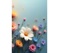 Floral Journal Notebook for Woman, Pretty paperback Lined Journal, Aesthetic Cute Journal for Writing, 110 pages 6 x9, Floral: A Beautiful Aesthetic ... Journaling, Writing, and Everyday Thoughts