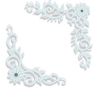 Floral Leaf Corners Metal Cutting and Embossing Die Set by Sue Dix