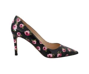 Floral Leather Stiletto Pumps, female, Prada, Pumps, Multicolor, 6 1/2 UK, Shoes 6 1/2 UK