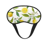 Floral Lemon Fruits, Full Eye Covers Light Blocking Eye Masks Blackout Sleep Eye Muffs