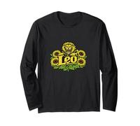 Floral Leo Zodiac Lion Long Sleeve T-Shirt