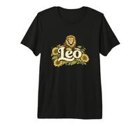 Floral Leo Zodiac Lion Premium T-Shirt