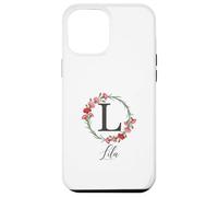 Floral Lila Name Flower Personalized Name Lila Case for iPhone 12 Pro Max