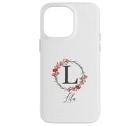 Floral Lila Name Flower Personalized Name Lila Case for iPhone 14 Pro Max