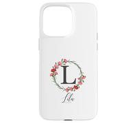 Floral Lila Name Flower Personalized Name Lila Case for iPhone 15 Pro Max