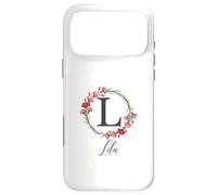 Floral Lila Name Flower Personalized Name Lila Case for iPhone 17 Pro Max