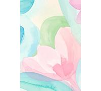Floral Lined Journal Notebook 6 x 9 - 100 Page Writing Notebook for Journaling, Notes, Planning, Gratitude, School & Work