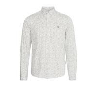 Floral long-sleeved shirt Casual Friday Anton AOP Blanc L