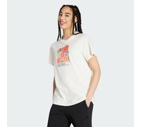 Women's T-shirt adidas Floral 2 Blanc 2XS