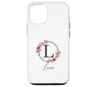 Floral Luna Name Flower Personalized Name Luna Case for iPhone 12/12 Pro