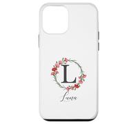 Floral Luna Name Flower Personalized Name Luna Case for iPhone 12 mini