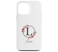 Floral Luna Name Flower Personalized Name Luna Case for iPhone 13 Pro Max