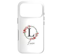 Floral Luna Name Flower Personalized Name Luna Case for iPhone 17 Pro