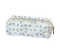 Floral Makeup Bag - Cosmetic Brush Storage, Travel Organizer with Canvas Material, Toiletry Bag with Zipper Closure, Makeup Accessory, Storage Pouch for Keeping Cosmetics, Brushes, Skincare