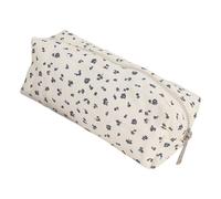 Floral Makeup Bag - Cosmetic Brush Storage, Travel Organizer with Canvas Material, Toiletry Bag with Zipper Closure, Makeup Accessory, Storage Pouch for Keeping Cosmetics, Brushes, Skincare