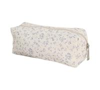 Floral Makeup Bag | Floral Cosmetic Wash Bags Women | Large Capacity Flower Makeup Pouch Travel Toiletry Bag | Portable Stationery Storage Quilted Pencil Case Bags for Women, Girls