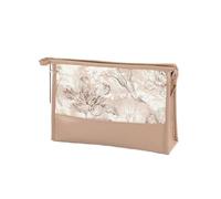 Floral Makeup Bag Large Capacity Waterproof PU Travel Cosmetic Organizer with Handle(X-152)