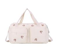Floral Maternity Hospital Changing Duffle Bag for Women, Large Capacity Pregnancy Labor Delivery Weekender Quilted Overnight Bag Ideal for Childbirth, Hospital Stay Short Travel
