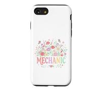 Floral Mechanic Woman Auto Repair Technician Case for iPhone SE (2020) / 7/8