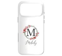 Floral Melody Name Flower Personalized Name Melody Case for iPhone 17 Pro Max