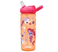 (floral mermaid) Camelbak Eddy+ Kids 20oz water bottle 600ml spill proof flip top flask