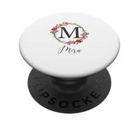 Floral Mira Name Flower Personalized Name Mira PopSockets Adhesive PopGrip