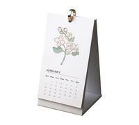Floral Monthly Desktop Planner, Work Calendar Planner, Personal Daily Planner Calendar, 10x11x20cm, 2025 Floral Monthly Stand Up Calendar for Home Desk with Easy Daily Organization