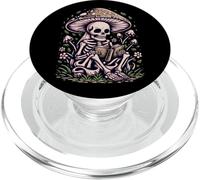 Floral Mushroom Skeleton Reading Book Gothic Retro PopSockets PopGrip for MagSafe