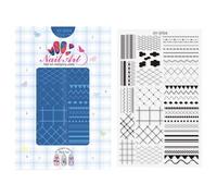 Floral Nails Art Stamping Plate Stamp Template Images Plates for Manicure Decors Manicures Template