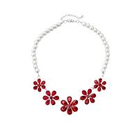 Floral necklace - elegant and fashionable, delicate and luxurious, high-end and sophisticated collar chain accessory
