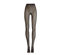 Floral Net Tights - female - Wolford - Tights - Brown - S - Underwear S