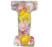 Floral Night Light,Personalized Floral Resin LED Letter Night Light,A-Z Initial Table Lamp,DIY FloralLetter Name NightLight,Handcrafted Real Dried Flowers Home Decor Gift for Birthday,Mother’s Day