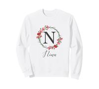 Floral Nina Name Flower Personalized Name Nina Sweatshirt