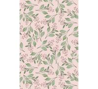 Floral Notebook - Light Pink Background: Quaderno con fogli bianchi non stampati per scrivere, prendere appunti e disegnare | 200 pagine | Formato A5 | Quaderno Floreale - Sfondo Rosa Chiaro