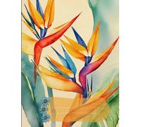 Floral Notebook - Writing Journal : 90 GSM, rules, Paperback