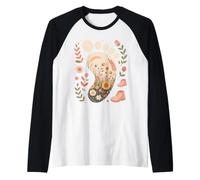 Floral OB GYN Nurse Obstetric Labor and Delivery Raglan Baseball Tee