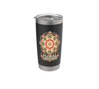 Floral Obsessed Ornate Mandala Stainless Steel Insulated Tumbler