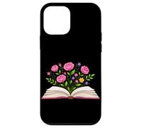 Floral Open Book Nerd Wildflowers Reading Lover Bookworm Case for iPhone 12 mini