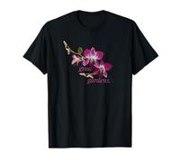 Floral Orchid Gardening Botanical Plant Lover Tee T-Shirt