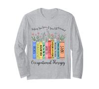 Floral OT Books Helping You Grow To Your Full Potential Long Sleeve T-Shirt